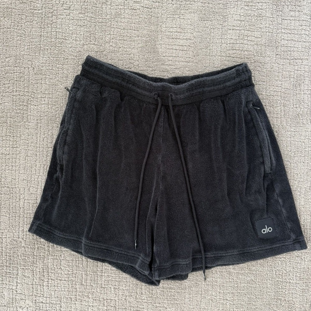 7" Coastal Terry Short - Black - Retail $78